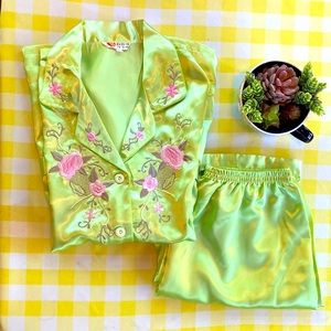 NWOT Satin Pajama Set